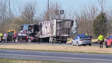 What we know about fiery I-70 crash in Licking County that killed 6, injured 18. Cole Behrens Shahid Meighan. Columbus Dispatch. A fiery, five-vehicle crash led to a "mass casualty" incident ...